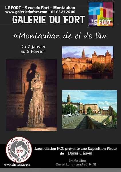 Pcc Galerie Le Fort Montauban exposition photographie