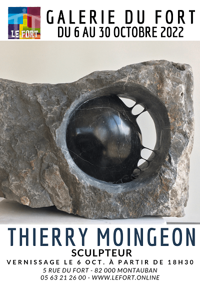 Thierry moingeon galerie du fort montauban sculpteur culture