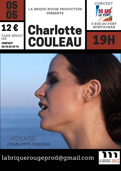 Charlotte COULEAU en concert LeFort montauban la brique rouge production