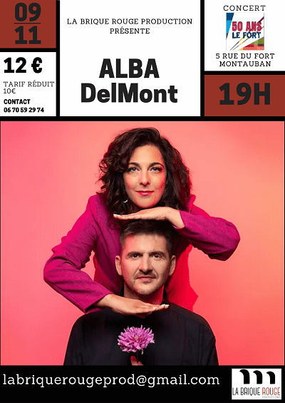 2023 ALBA Delmont musique duo concert la Brique Rouge Production Le Fort