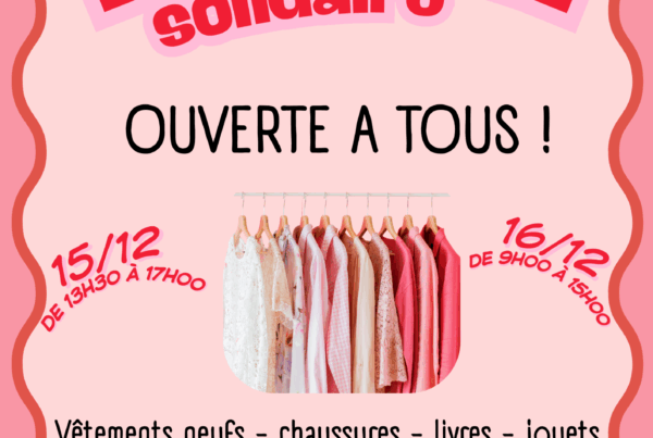 BRADERIE SOLIDAIRE DEC 2025