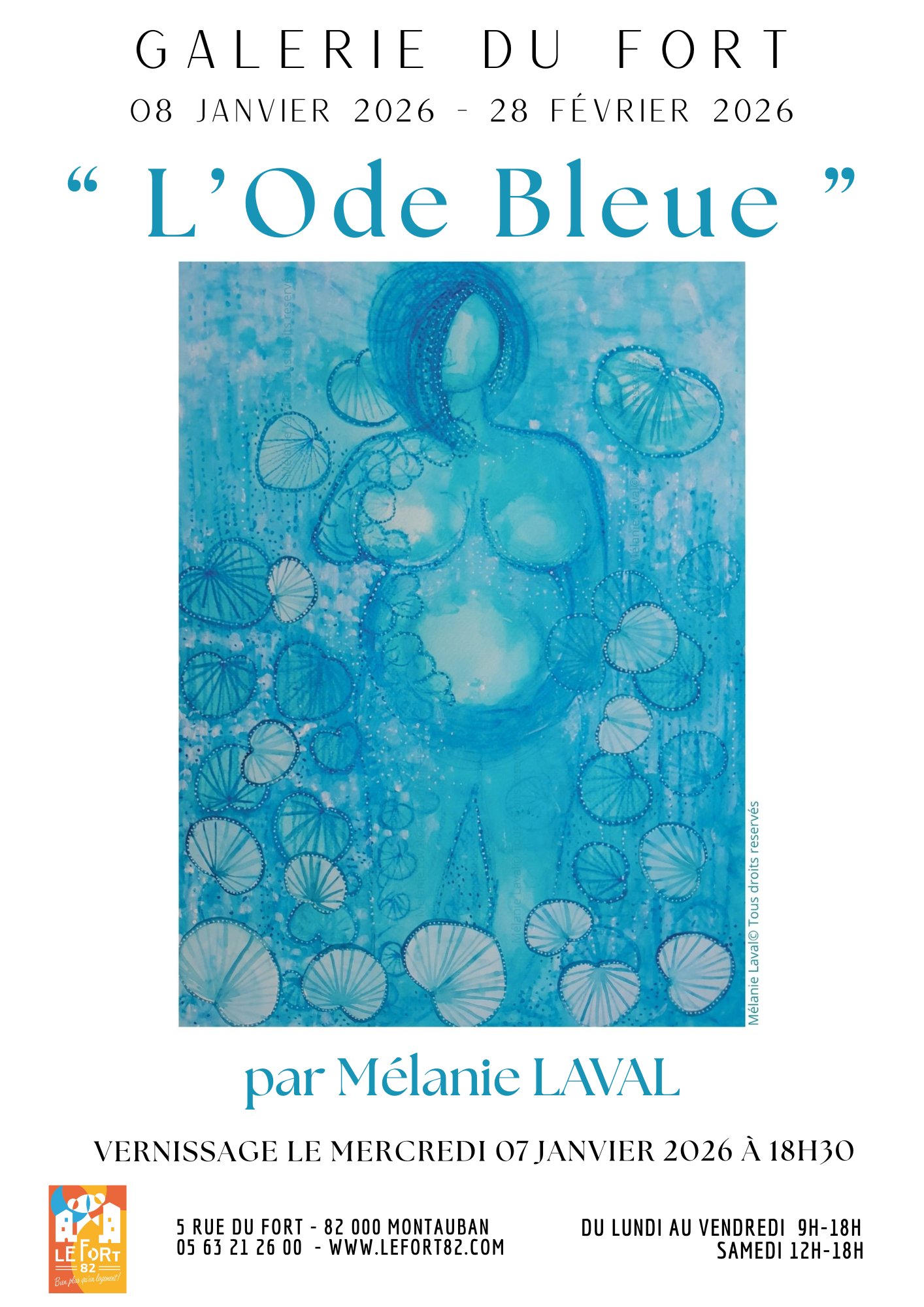 « L&rsquo;Ode Bleue » par Mélanie LAVAL