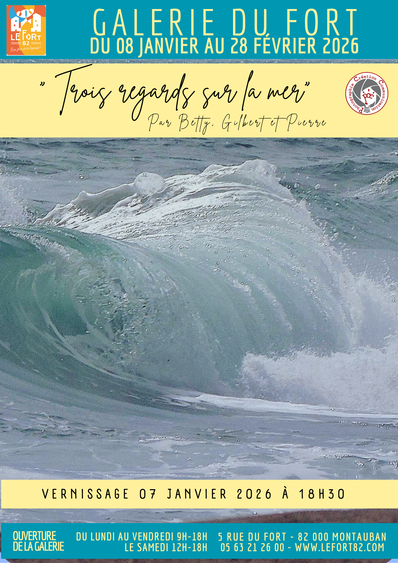 Trois regards sur la mer