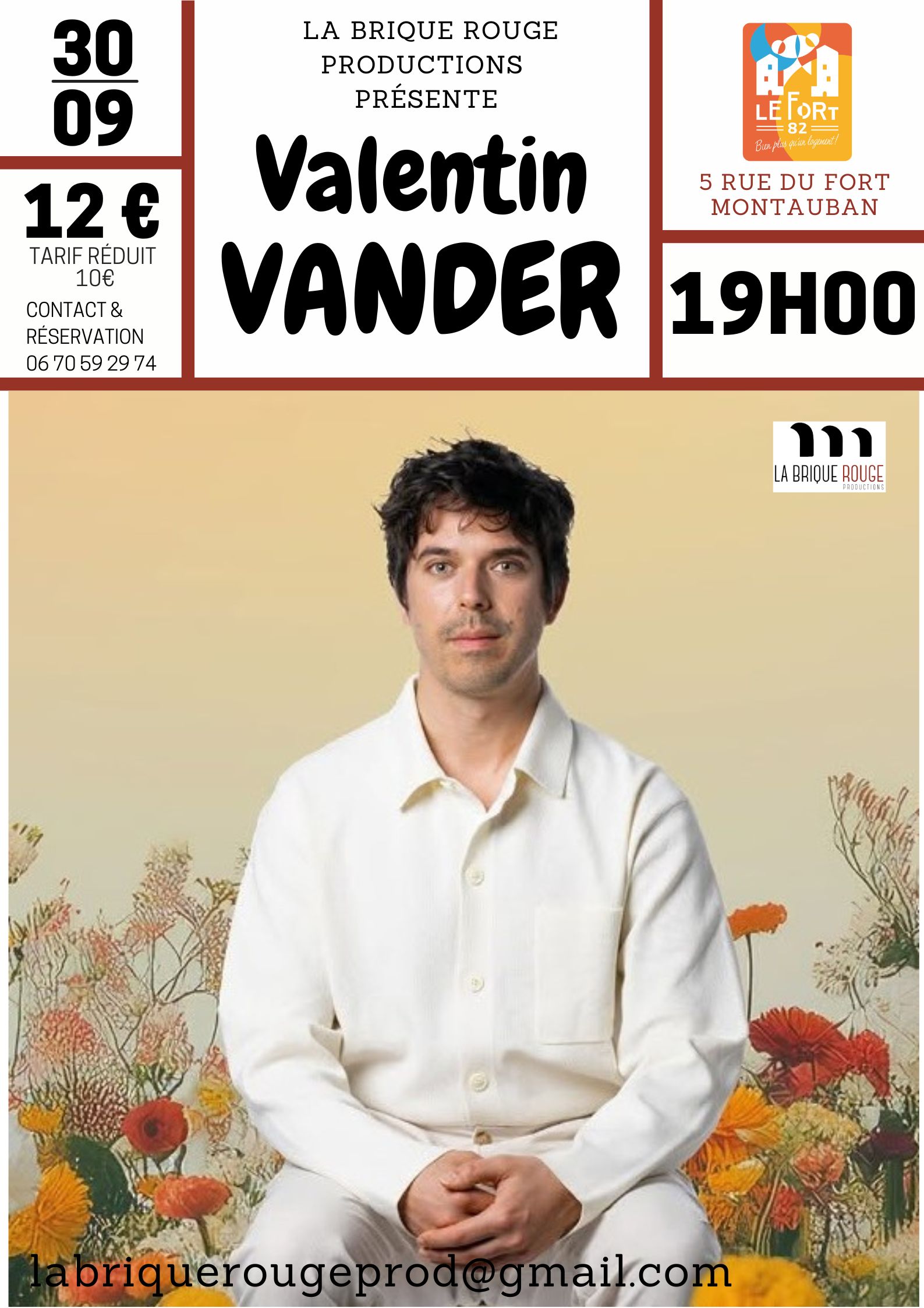 VALENTIN VANDER EN CONCERT AU FORT