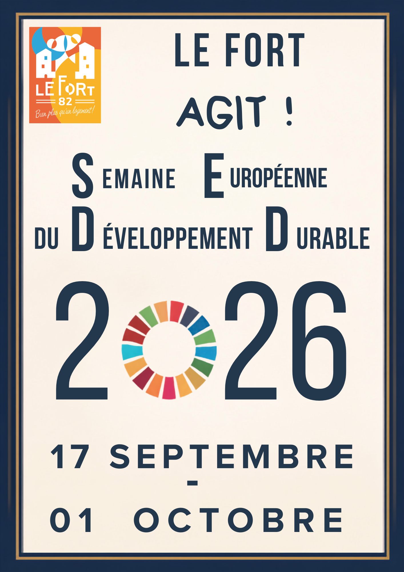 LE FORT agit : SEMAINE EUROPÉENNE DU DÉVELOPPEMENT DURABLE !